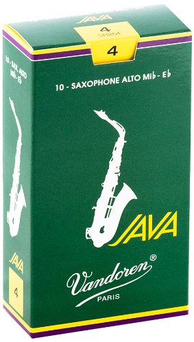 Vandoren SR264 Alto Sax JAVA Reeds Strength 4 (Box of 10)