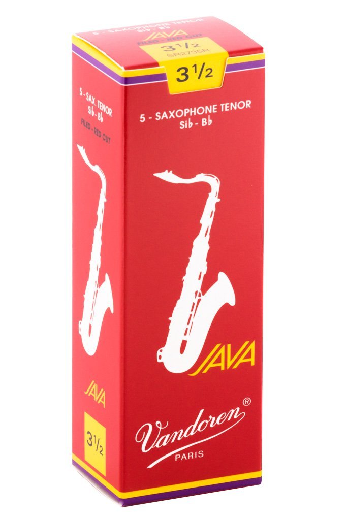 Vandoren SR2735R Tenor Sax JAVA Red Reeds Strength 3.5 (Box of 5)