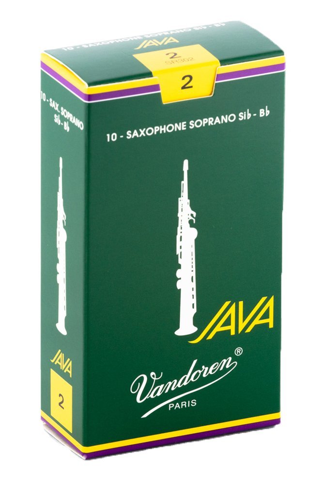 Vandoren SR302 Soprano Sax JAVA Reeds Strength 2 (Box of 10)