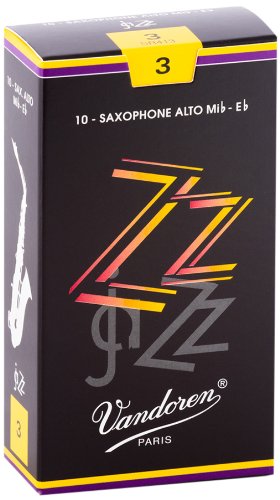 Vandoren SR413 Alto Sax ZZ Reeds Strength 3 (Box of 10)