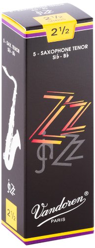 Vandoren SR4225 Tenor Sax ZZ Reeds Strength 2.5 (Box of 5)