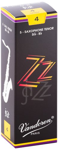 Vandoren SR424 Tenor Sax ZZ Reeds Strength 4 (Box of 5)