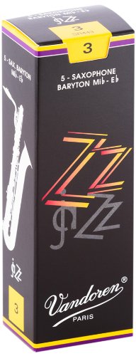 Vandoren SR443 Bari Sax ZZ Reeds Strength 3 (Box of 5)