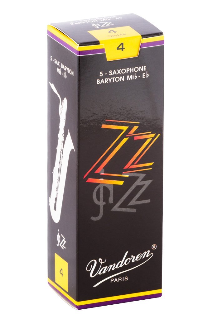 Vandoren SR444 ZZ Baritone Saxophone Reeds No.4 (Box of 10)