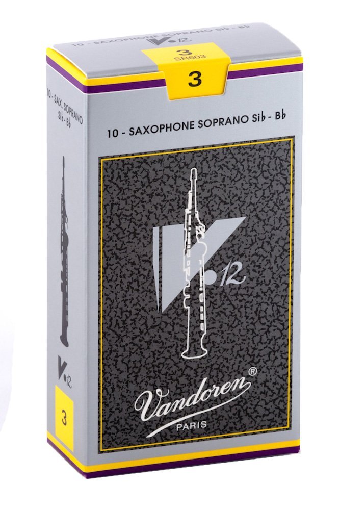 Vandoren SR603 Soprano Sax V.12 Reeds Strength 3 (Box of 10)