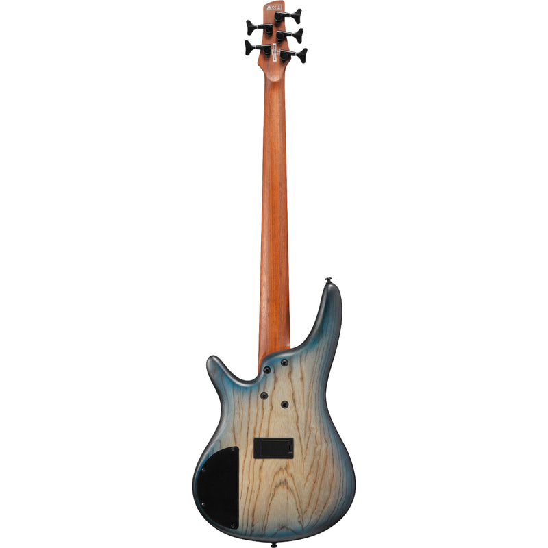Ibanez SR605ECTF SR Series 5 String - Electric Bass with Nordstrand Pickups - Cosmic Blue Starburst Flat