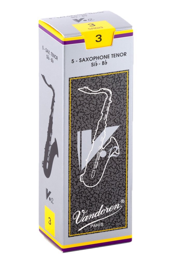 Vandoren SR623 Tenor Sax V.12 Reeds Strength 3 (Box of 5)