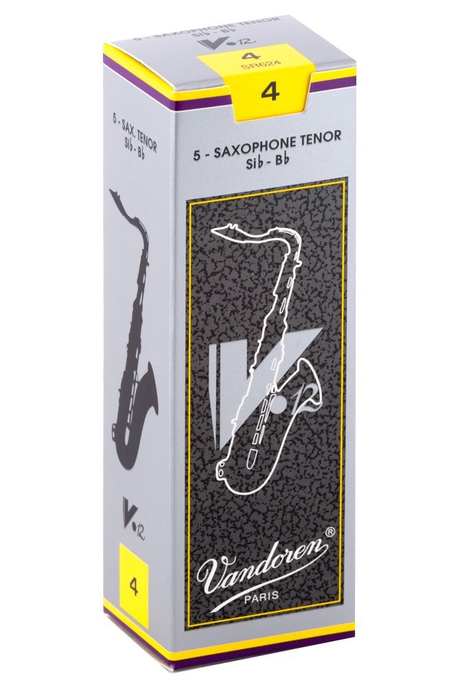 Vandoren SR624 Tenor Sax V.12 Reeds Strength 4 (Box of 5)