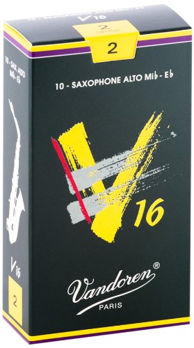 Vandoren SR702 Alto Sax V16 Reeds Strength 2 (Box of 10)