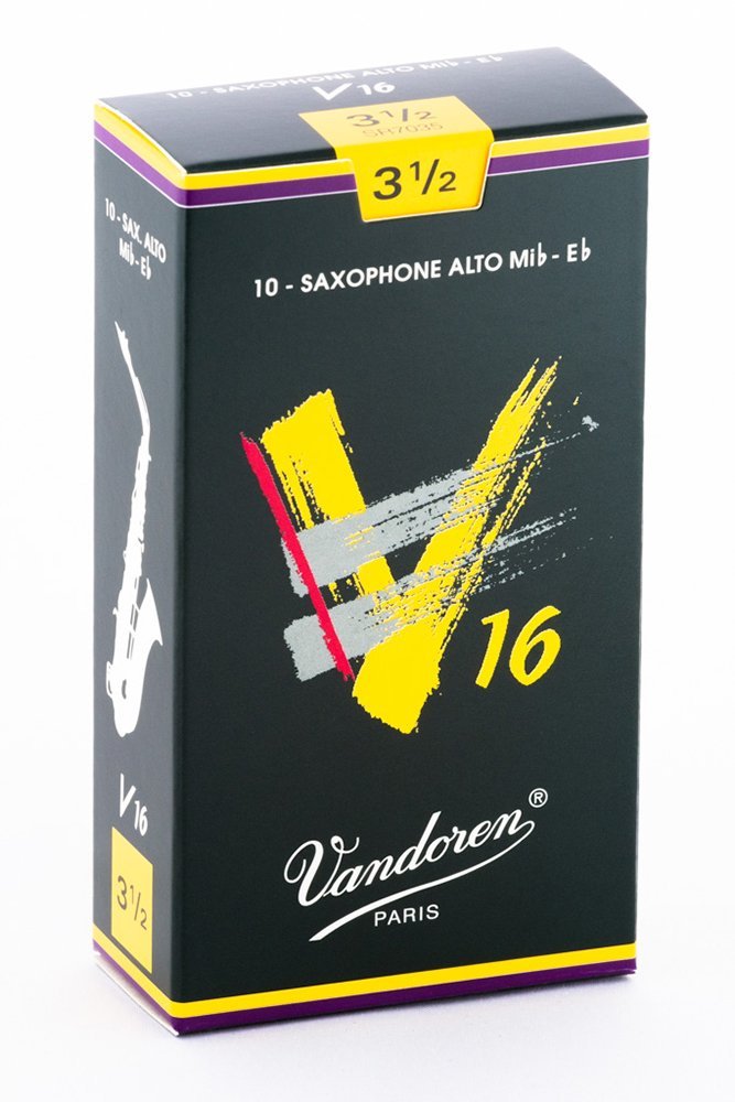 Vandoren SR7035 Alto Sax V16 Reeds Strength 3.5 (Box of 10)