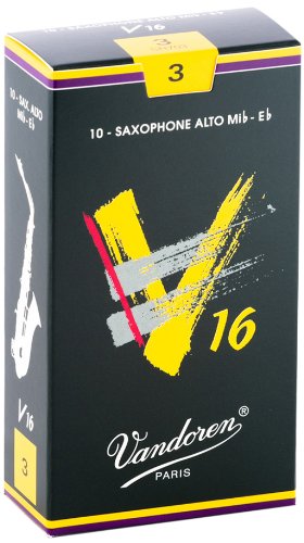 Vandoren SR703 Alto Saxophone V16 Reeds Strength 3 (Box of 10)