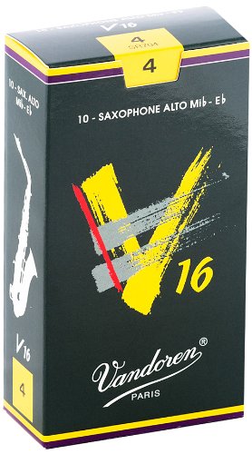 Vandoren SR704 Alto Sax V16 Reeds Strength 4 (Box of 10)