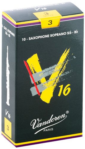 Vandoren SR713 Soprano Sax V16 Reeds Strength 3 (Box of 10)