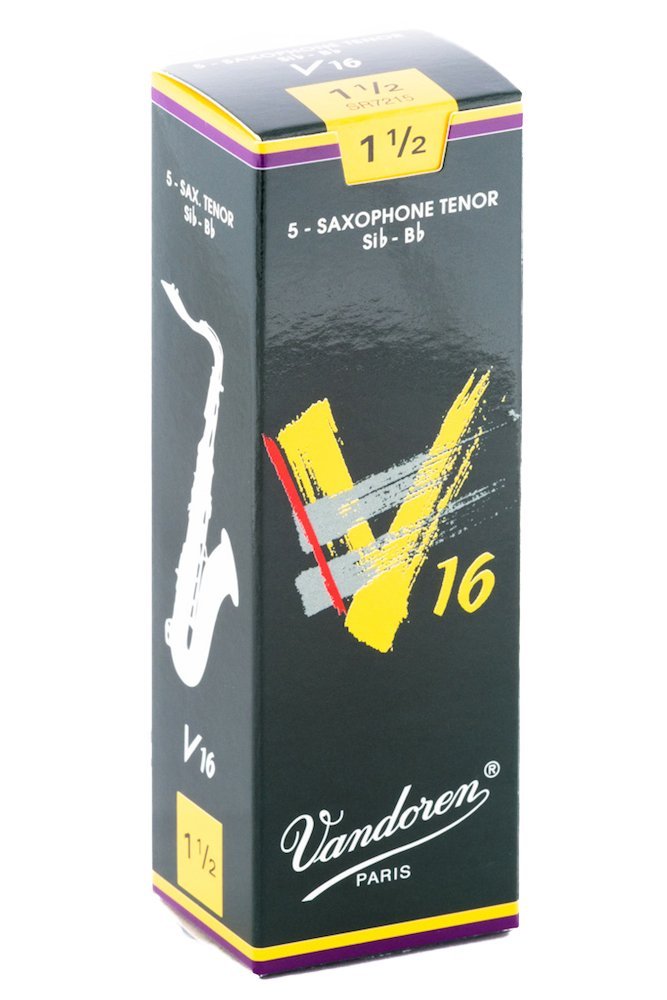 Vandoren SR7215 Anches pour saxophone ténor V16 force 1,5 (boîte de 5)