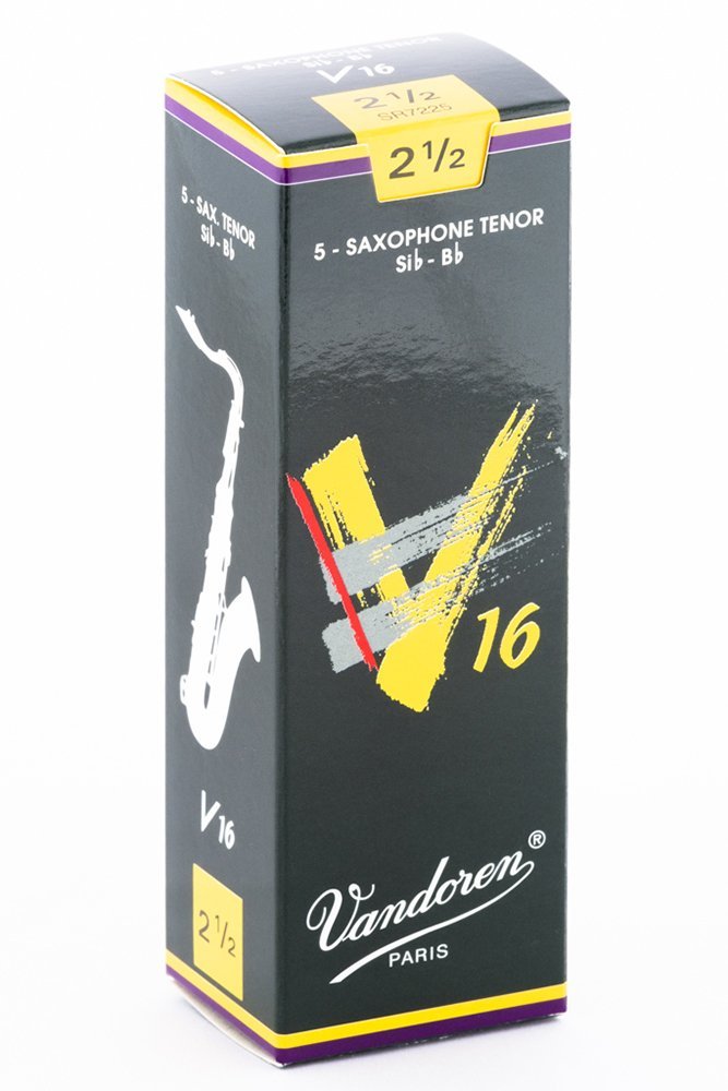 Vandoren SR7225 Tenor Sax V16 Reeds Strength 2.5 (Box of 5)