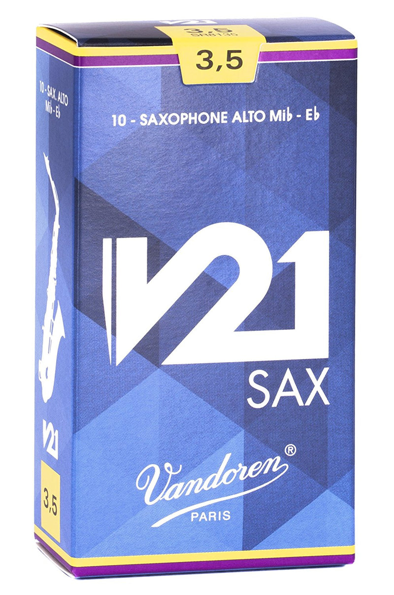 Anches pour saxophone alto Vandoren SR8135-50 Strength 3.5 V21 (lot de 50)