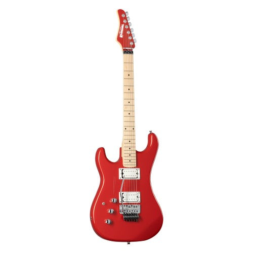 Kramer KPCSRCFLH Pacer Guitare électrique classique avec humbuckers Alnico V Classic pour gaucher - Rouge écarlate
