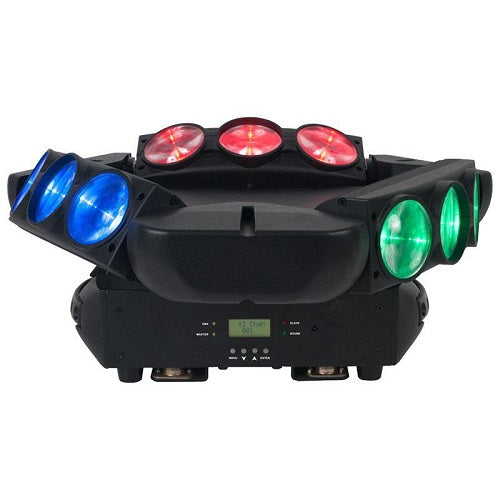 Storm Octopus 9X12W Rgbw 4-In-1 Led Effect - Red One Music
