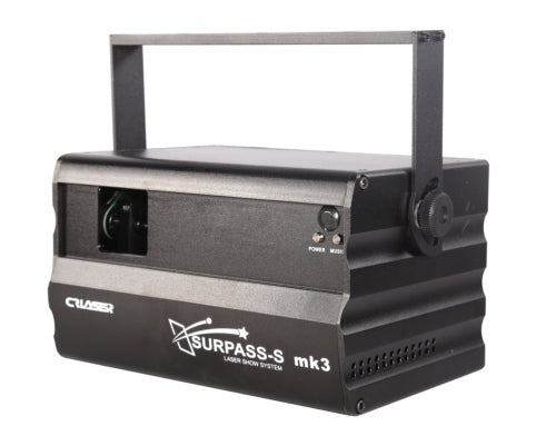 LC Group LASER-SURPASS-S3W Projecteur d'effet laser RVB d'animation professionnel compact