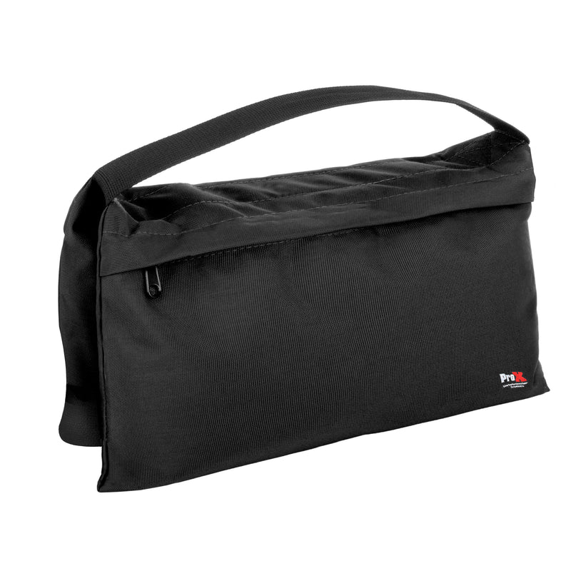 ProX XB-SANDBAG50 50lb Capacity Black Double Zipper Saddlebag Sandbag - Empty