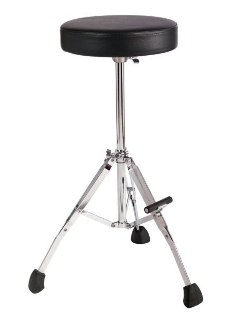 Gibraltar GGS10T Tabouret haut 27" avec siège rond, trépied pliable avec repose-pieds