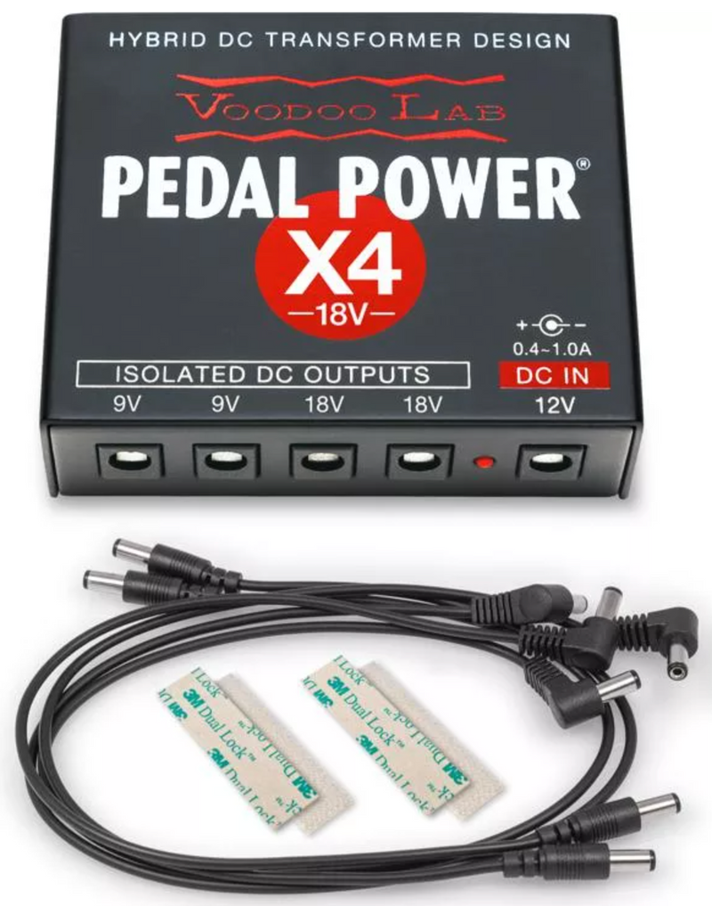 Voodoo Lab PPX4EK-18V Isolated Power Supplies with Cables