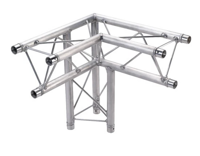 Global Truss F23-TR-96117-34 - 3 voies 90° Apex vers le bas - Coin gauche pour système de ferme triangulaire F23 (1,64')