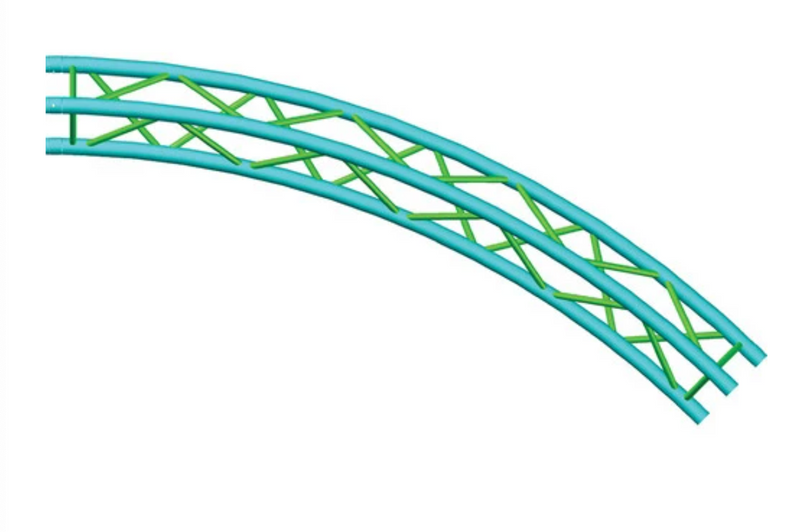 Global Truss F33-TR-C6-45 - Truss Circle for F33 Triangular Truss System (19.68')