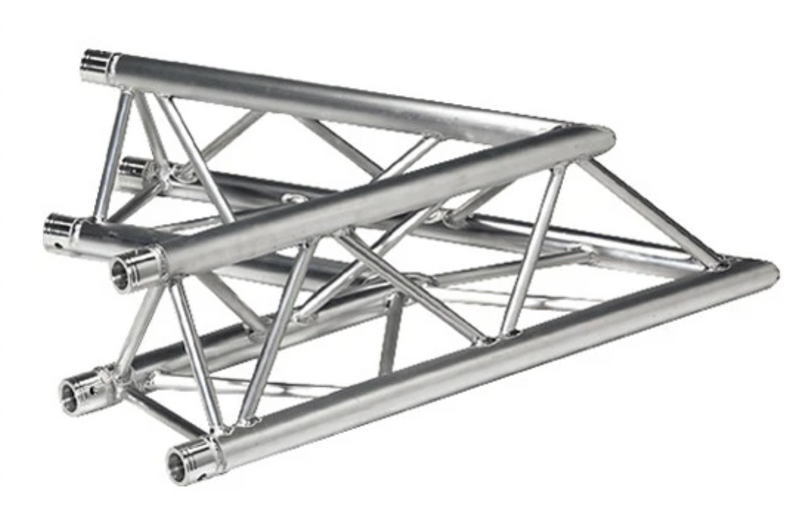 Global Truss F33-TR-4087UD - Two-Way 60° Apex Up/Down Corner for F33 Triangular Truss System (3.28')