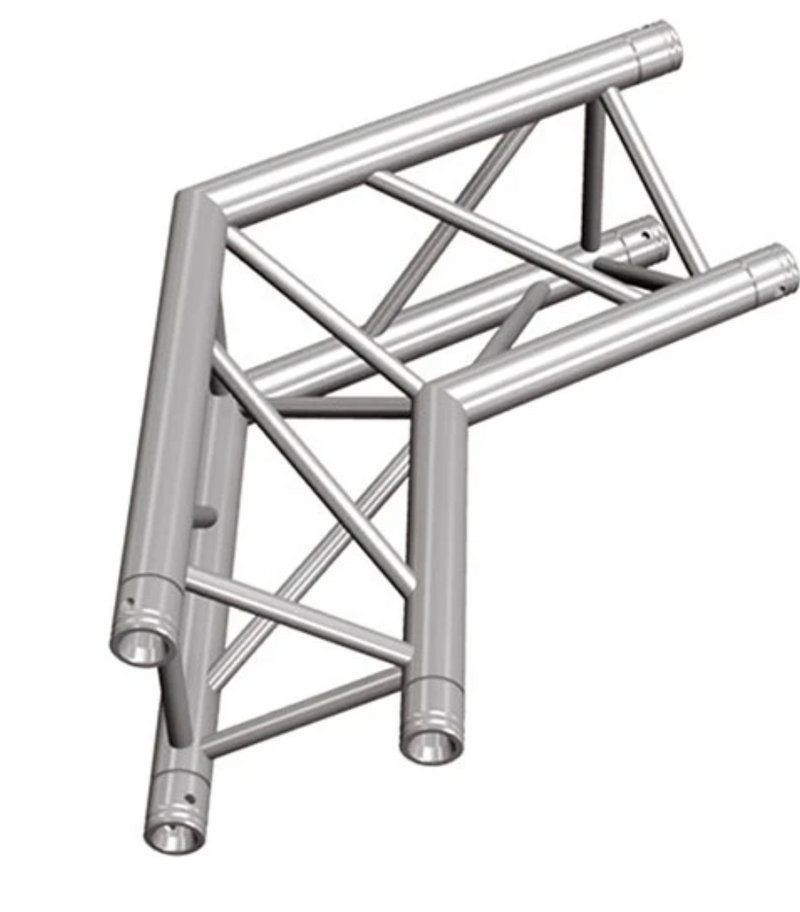 Global Truss F33-TR-4089I - Two-Way 120° Apex In Corner for F33 Triangular Truss System (1.64')