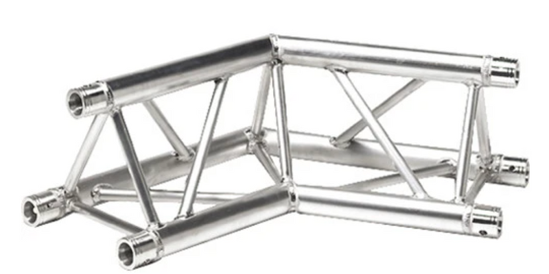 Global Truss F33-TR-4089UD - Two-Way 120° Apex Up/Down Corner for F33 Triangular Truss System (1.64'.)