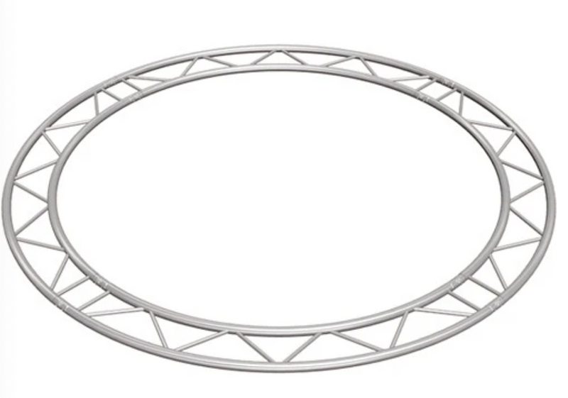 Global Truss F32-IB-C2-H90 - Horizontal Truss Circle for F32 I-Beam Truss System (6.56')