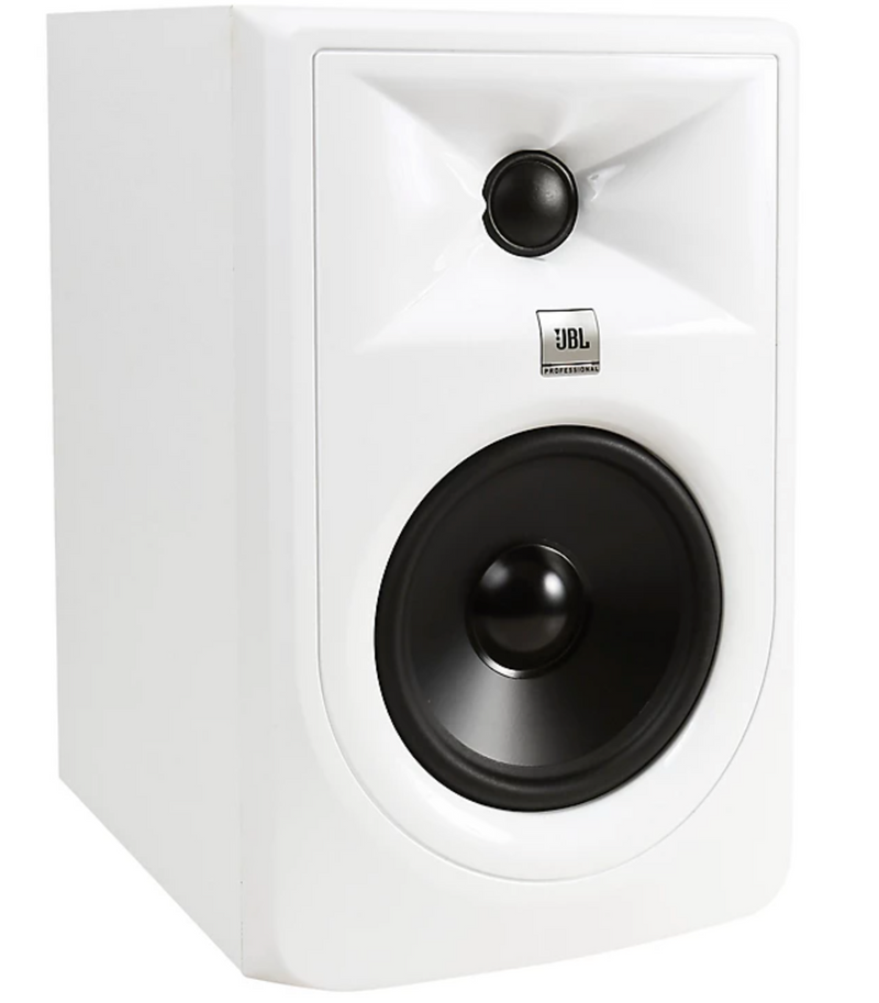 JBL 305P MKII Powered 5In Two-Way Studio Monitor Single (White)
