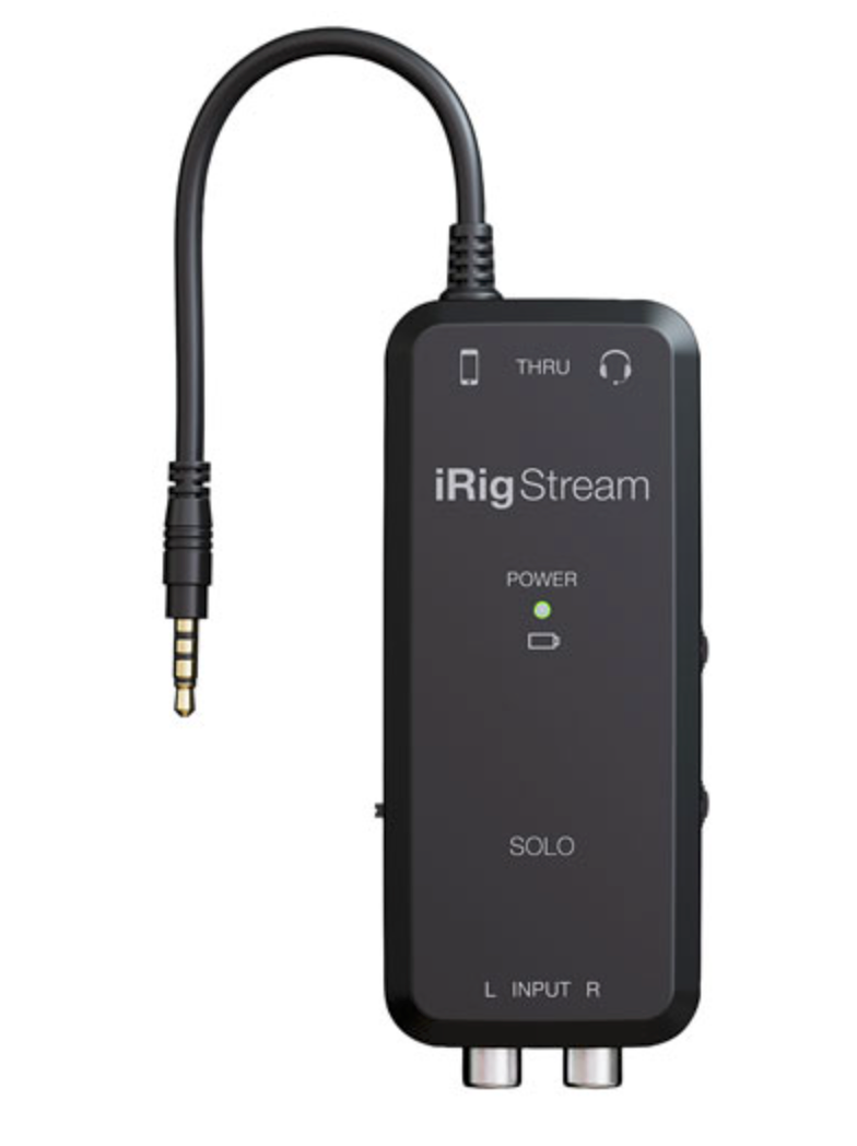 I Interface audio de streaming multimédia iRig Stream Solo