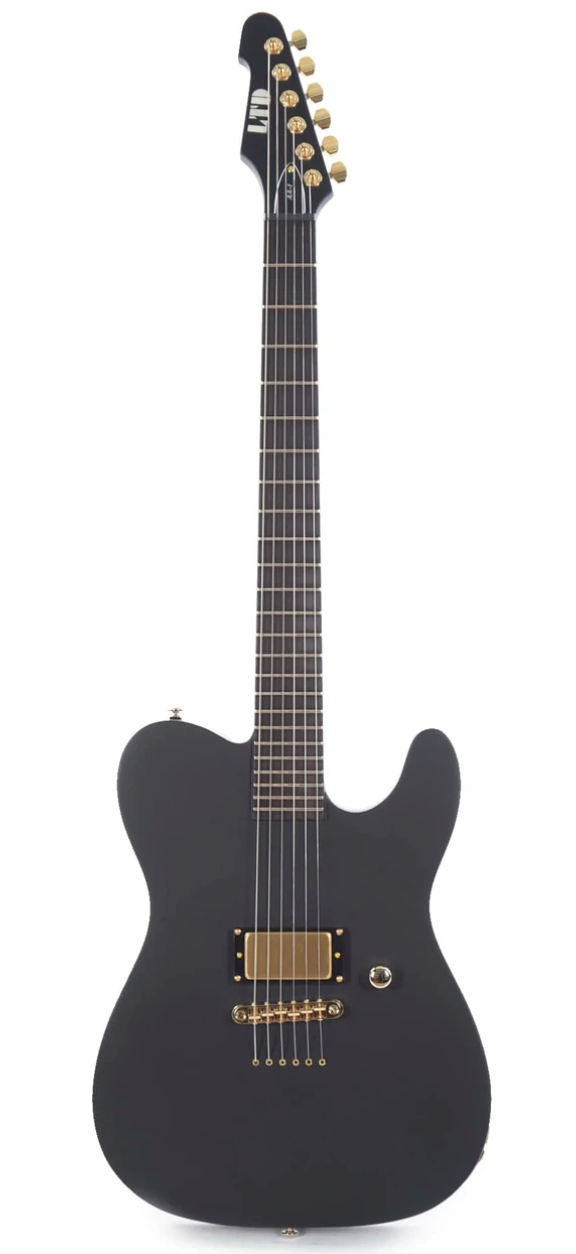 ESP ALAN ASHBY Signature Electric Guitar (Black Satin)