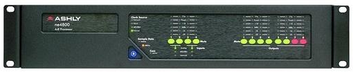 Ashly NE4800ST 4x8 Protea DSP Audio System Processor with 8Ch AES3 Outputs and Dante card