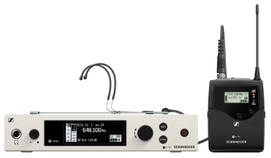 Sennheiser EW 300 G4-HEADMIC1-RC-GW1 Wireless Omni Headset Microphone System (GW1: 558 to 608 MHz)