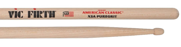 Vic Firth AMERICAN CLASSIC  X5APG EXTREME PUREGRIT Drumsticks - Red One Music