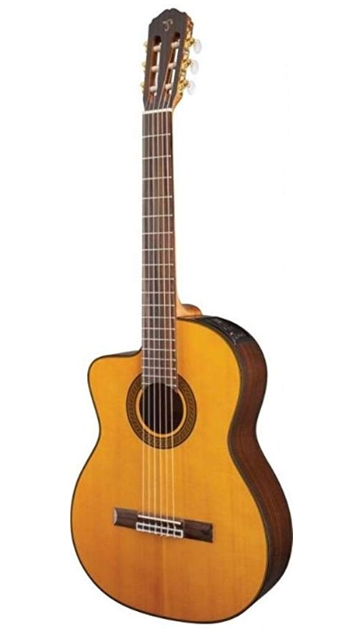 Takamine Lefty Gc5Celh-Nat Acoustic Electric Classical Cutaway Guitar - Red One Music