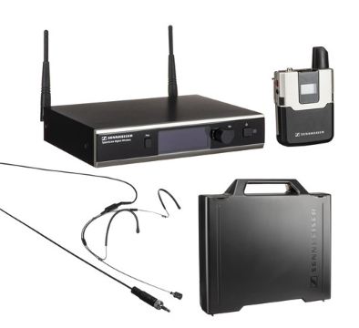 Sennheiser SL HEADMIC SET DW-4-US C SpeechLine Digital Wireless SL Headmic Set DW-4-US C Wireless Mic with Case