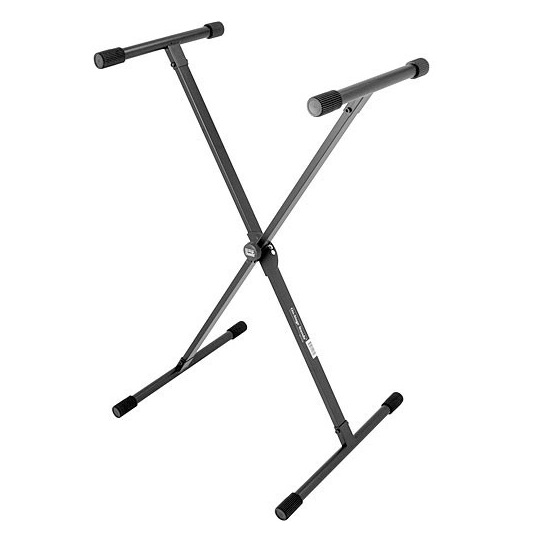 On-Stage KS8190 Lok-Tight Classic Single-X Keyboard Stand - Red One Music