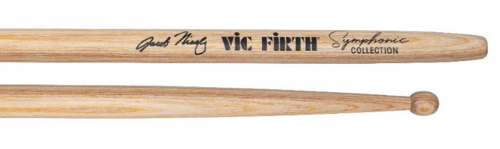 Vic Firth SYMPHONIC COLLECTION JAKE NISSLY SIGNATURE SJN Drumsticks - Red One Music