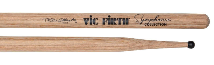 Vic Firth SYMPHONIC COLLECTION TED ATKATZ SIGNATURE SATK2 Drumsticks V.2 - Red One Music
