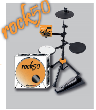 Carlsbro ROCK50 Kit de batterie numérique électronique compacte 3 pièces