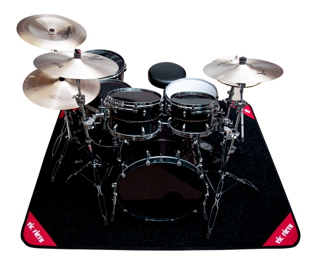 Vic Firth VICRUG1 DELUXE Drum Rug - 78'' X 64'' - Red One Music