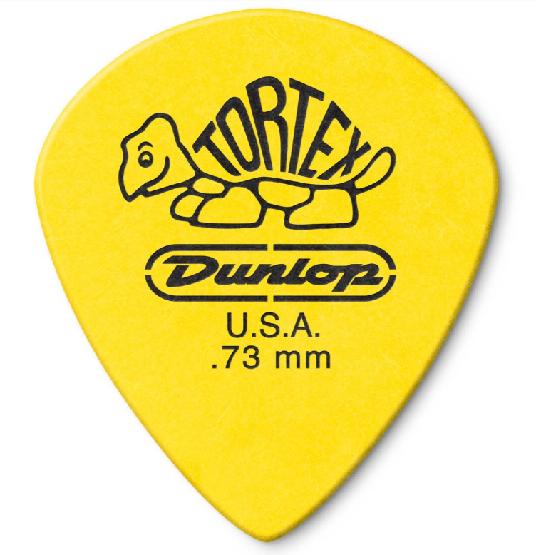 Dunlop 498P073 Tortez Jazz III XL .73MM Guitar Picks 12-Pack - Red One Music