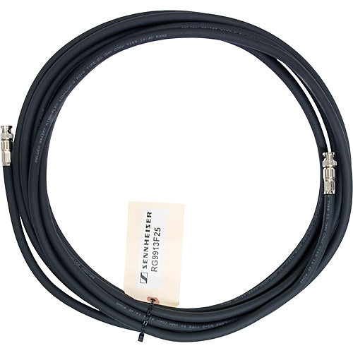 Câble d'antenne RF flexible à faible perte Sennheiser RG9913F25 - 25'