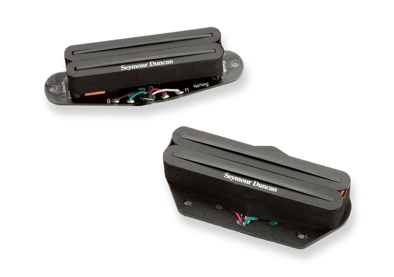 Seymour Duncan 11208-03 STHR-1set Hot Rails for Tele Set Black