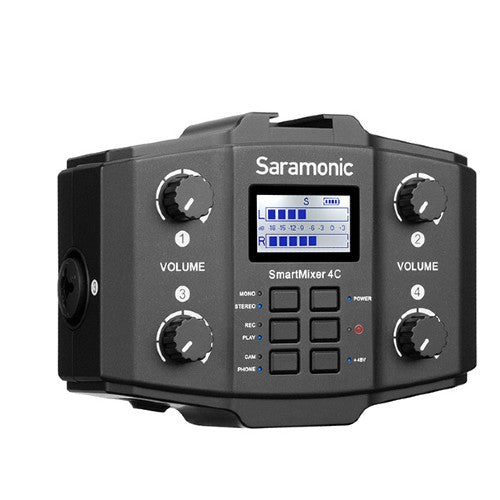 Saramonic SmartMixer 4C 4-Channel Microphone Mixer with Phantom Power