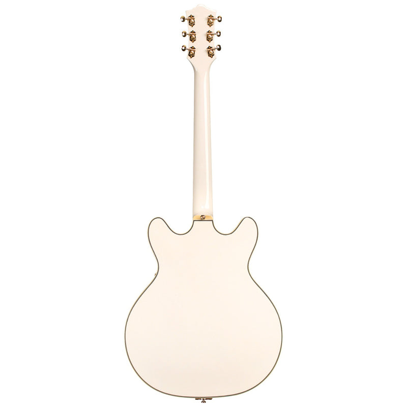 Guild NEWARK Starfire VI Guitare électrique avec cordier Guild Vibrato - Snowcrest White